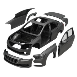 Body and engine compartment