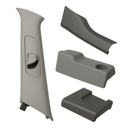 Overlays and lids for S-Class generation W220