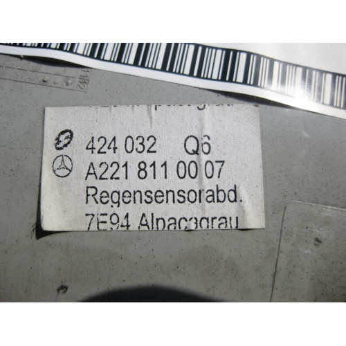 Mercedes-Benz A2218110007 9051 Черная накладка - крышка датчика дождя S-Class W221