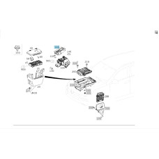 A1665450900 Terminal Housing Cover Plus ML/GLE W166 GL/GLS X166 GLE Coupe C292