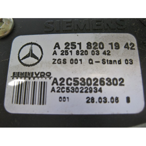 Mercedes-Benz A2518201942 Электропривод задней левой форточки R-Class W251