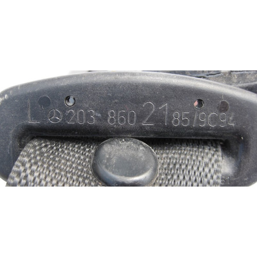 Mercedes-Benz A2038602185 9C94 Ремень безопасности задний левый чёрный C203 Sportcoupe C209