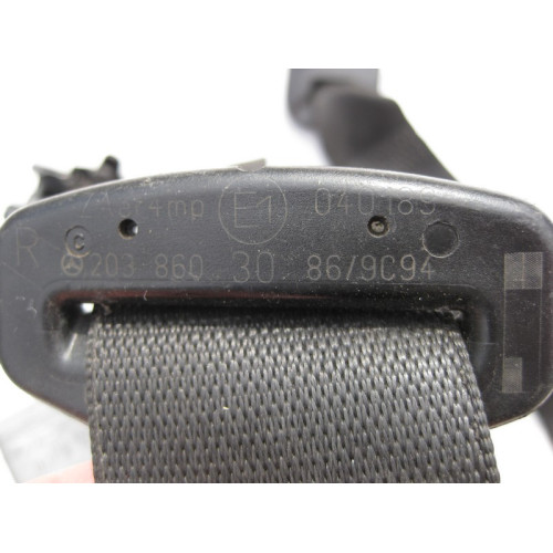 Mercedes-Benz A2038603086 9C94 Ремень безопасности передний правый чёрный C-Class W203