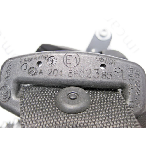 Mercedes-Benz A2048602385 9C94 Ремень безопасности передний левый чёрный W204 X204