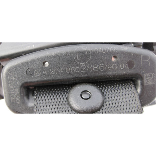 Mercedes-Benz A2048602886 9C94 Ремень безопасности задний правый чёрный C-Class W204