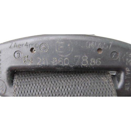 Mercedes-Benz A2118607886 Ремень безопасности передний правый чёрный W211 C219