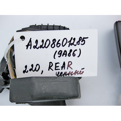 Mercedes-Benz A2208601285 9A86 Ремень безопасности задний центральный чёрный S-Class W220