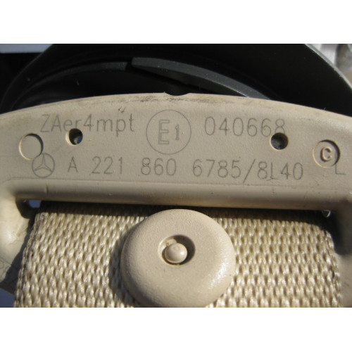 Mercedes-Benz A2218606785 8L40 Ремень безопасности передний левый бежевый S-Class W221