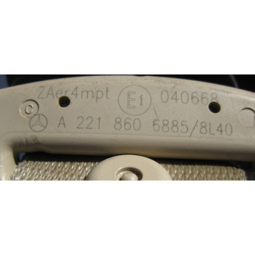 Mercedes-Benz A2218606885 8L40 Ремень безопасности передний правый бежевый S-Class W221