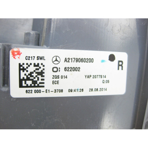Mercedes-Benz A2179060200 Фонарь задний правый наружный S-Class C217