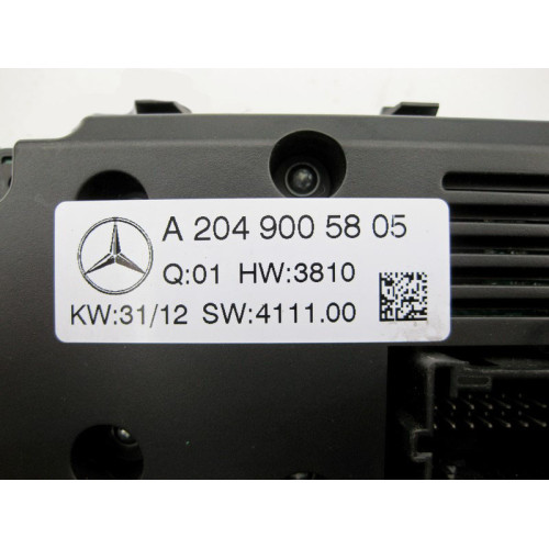Mercedes-Benz A2049005805 Блок управления климатом C-Class W204 GLK X204 CLS C218