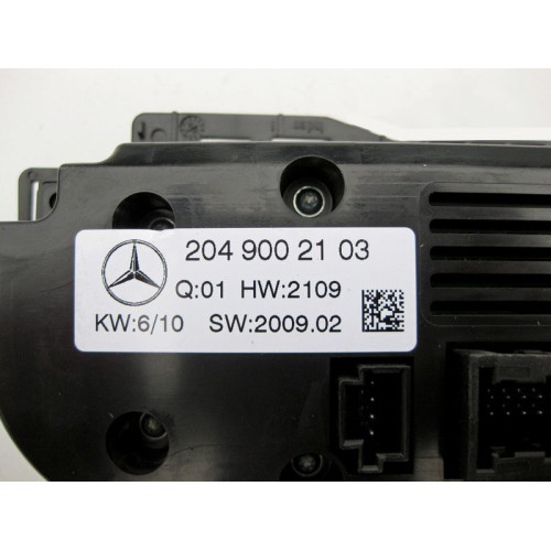 Mercedes-Benz A2049002103 Блок управления климатом C-Class W204 GLK X204