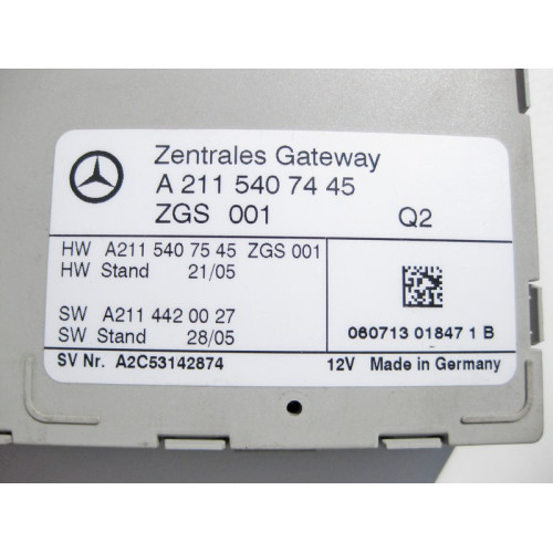 Mercedes-Benz A2115407545 Блок управления Zentrales Gateway ZGW E-Class W211