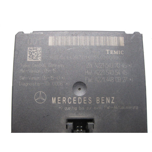 Mercedes-Benz A2219006702 Блок управления Zentrales Gateway ZGW CL C216 S-Class W221