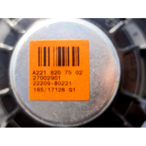 Mercedes-Benz A2218207502 Audio speaker in dashboard Harman S-Class W221 CL C216