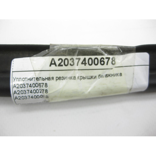 Mercedes-Benz A2037400678 Уплотнительная резинка крышки багажника CLC CL203 Sportcoupe C203