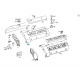 A1190101130 Крышка левой ГБЦ двигателя M119 V8 S-class W140 CL C140 E-class W124 SL-Class R129