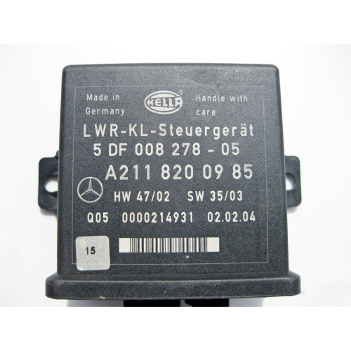 Mercedes-Benz A2118200985 Блок управления регулировки угла наклона фар SLK R171 E-Class W211