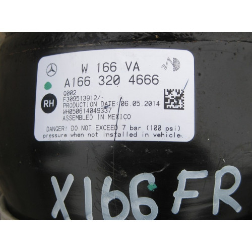 Mercedes-Benz A1663204666 Пневматическая стойка передняя правая GL X166 A1663205666