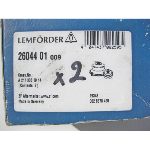 Lemforder 2604401 Сайлентблок переднего рычага новый Lemforder E-Class W211 CLS C219