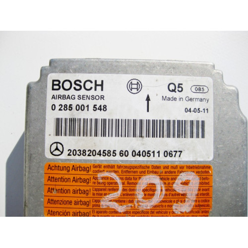 Mercedes-Benz A2038204585 Блок управления подушек безопасности C-Class W203 CLC C203 CLK C209