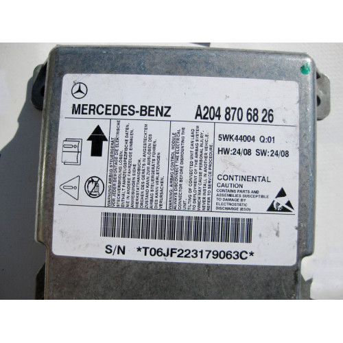 Mercedes-Benz A2048706826 Блок управления подушек безопасности C-Class W204 GLK X204