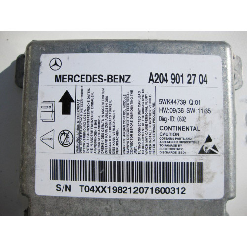 Mercedes-Benz A2049012704 Блок управления подушек безопасности C-Class W204 GLK X204