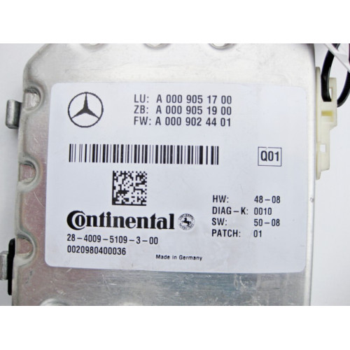 Mercedes-Benz A0009051700 Multifunction camera E-Class W212 C207 S-Class W221