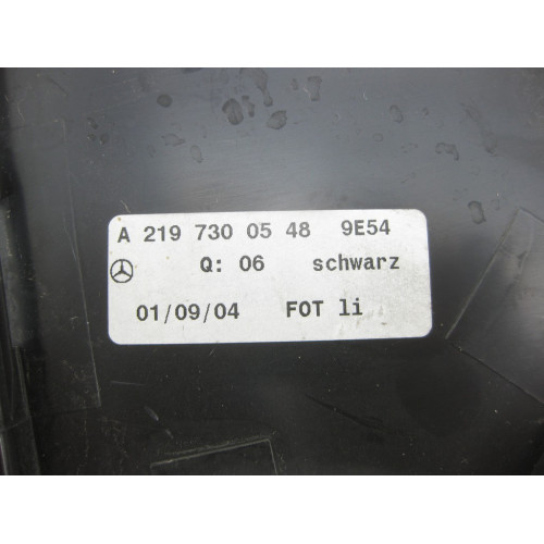 Mercedes-Benz A2197300548 9E54 Крышка черная под подлокотником карты задней левой двери CLS C219
