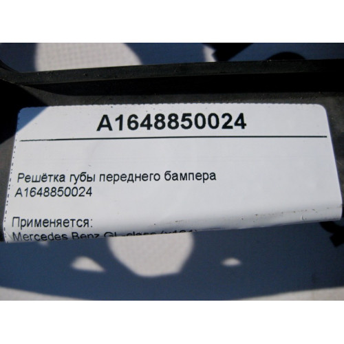 Mercedes-Benz A1648850024 Решётка губы переднего бампера GL W164