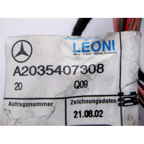 Mercedes-Benz A2035407408 Жгут электропроводки задней двери C-Class W203