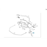 A1666208301 Engine compartment bulkhead with noise insulation, left, ML/GLE W166 GLE Coupe C292 GL/GLS X166