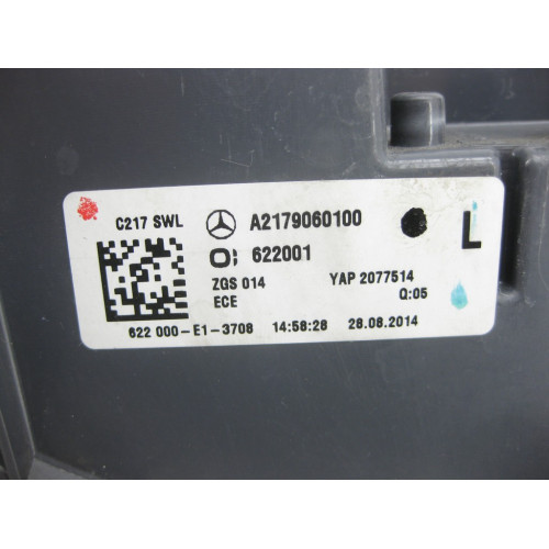 Mercedes-Benz A2179060100 Фонарь задний левый наружный S-Class C217