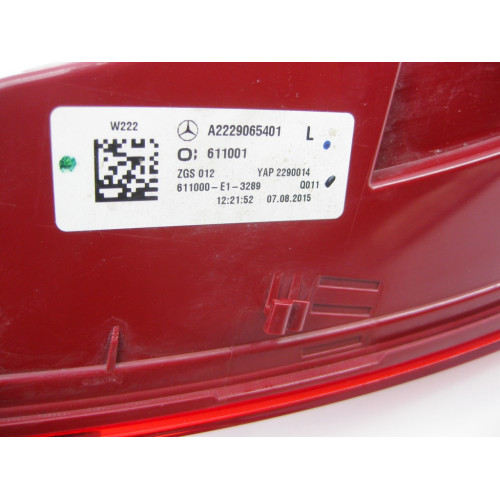 Mercedes-Benz A2229065401 Фонарь задний левый S-Class W222