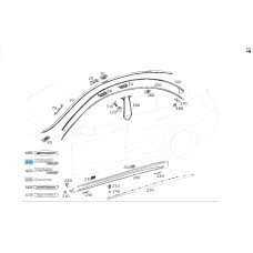 A1768170315 Надпись на крыле "TURBO AMG" CLA C117 GLA  X156 A-class W176 CLA Shooting Brake X117