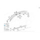 A1768170315 "TURBO AMG" wing lettering for the CLA C117 GLA X156 A-class W176 CLA Shooting Brake X117