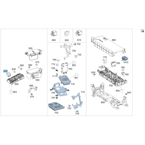 Mercedes-Benz A0025428019 Реле V-class W447