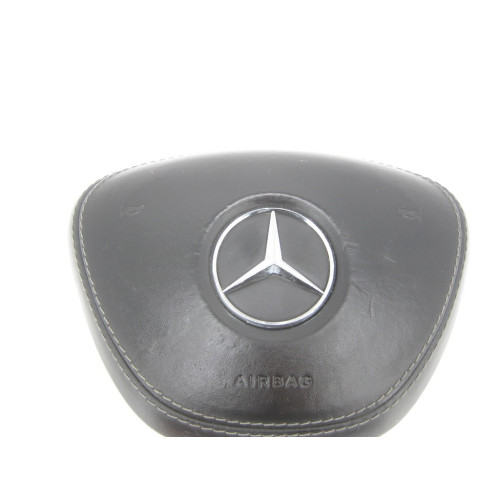 Mercedes-Benz A2228600002 7J20 Подушка в руль темно-серая в коже S-Class W222