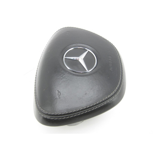 Mercedes-Benz A2228600002 7J20 Подушка в руль темно-серая в коже S-Class W222