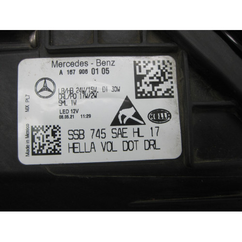 Mercedes-Benz A1679061305 Фара левая GLE W167 USA