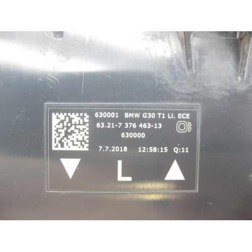 BMW 63217376463 Rear left outer light 5-Series G30