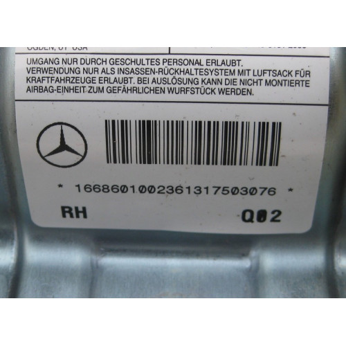 Mercedes-Benz A1668601002 Потолочная правая подушка безопасности GL X166