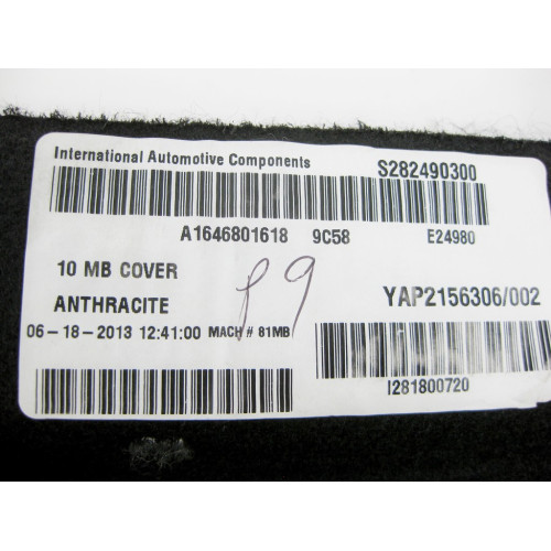 Mercedes-Benz A1646801618 Обшивка рамы 3-го ряда сидений GL X164 GL/GLS X166