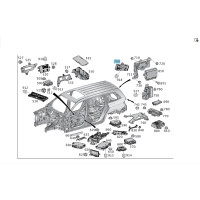 A1669008512 Trunk lid control unit ML/GLE W166 GL/GLS X166