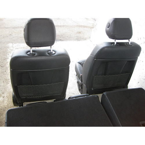 Mercedes-Benz A1669103108 9D88 Комплект сидений чёрный кожзам GLS X166