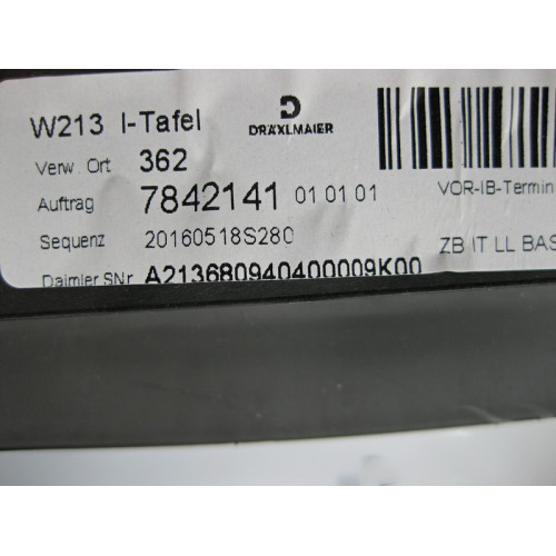Mercedes-Benz A2138600202 Подушка безопасности переднего пассажира E-Class W213 C238