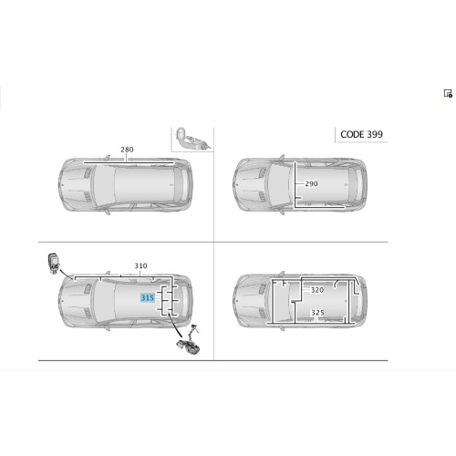Mercedes-Benz A1664406509 Жгут электропроводки топливного бака ML/GLE W166 GLE Coupe C292