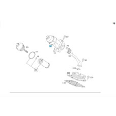A6401800710 Корпус масляного фильтра двигателя OM640 R4 2.0 cdi A-class C169 A-class W169 B-class W245
