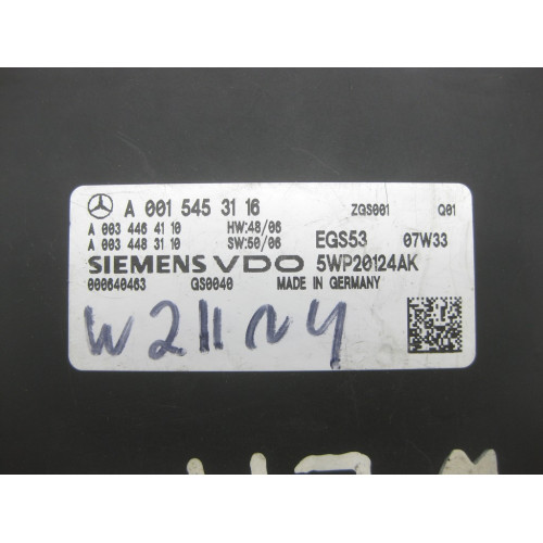 Mercedes-Benz A0015453116 Блок управления 5 ступенчатой АКП EGS53 E-class W211
