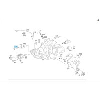 N000000003864 Hexagon head bolt GL X164 ML W164 R-class short W251 R-class long V251 S-class short W221 S-class long V221 ML/GLE W166 GL/GL